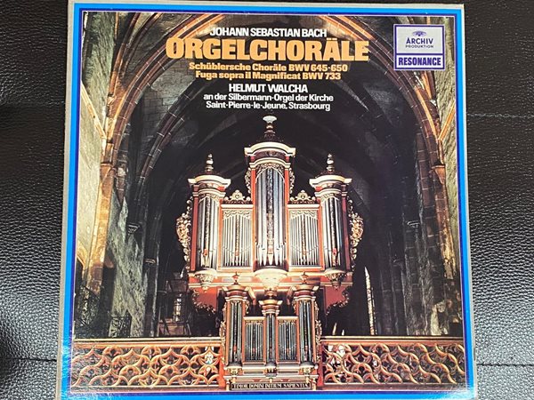 [LP] 헬무트 발햐 - Helmut Walcha - Bach Orgel Chorale LP [성음-라이센스반]