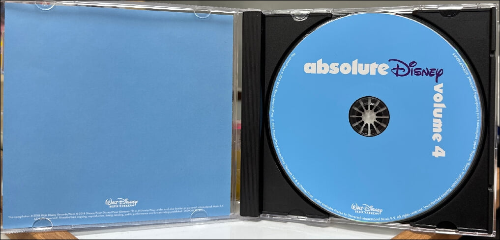 Absolute Disney  Volume 4 - 디즈니 애니메이션 베스트 주제곡 모음집(EU발매)