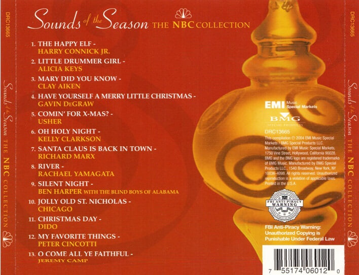 [수입] Various Artists - Sounds Of The Season (The NBC Collection)