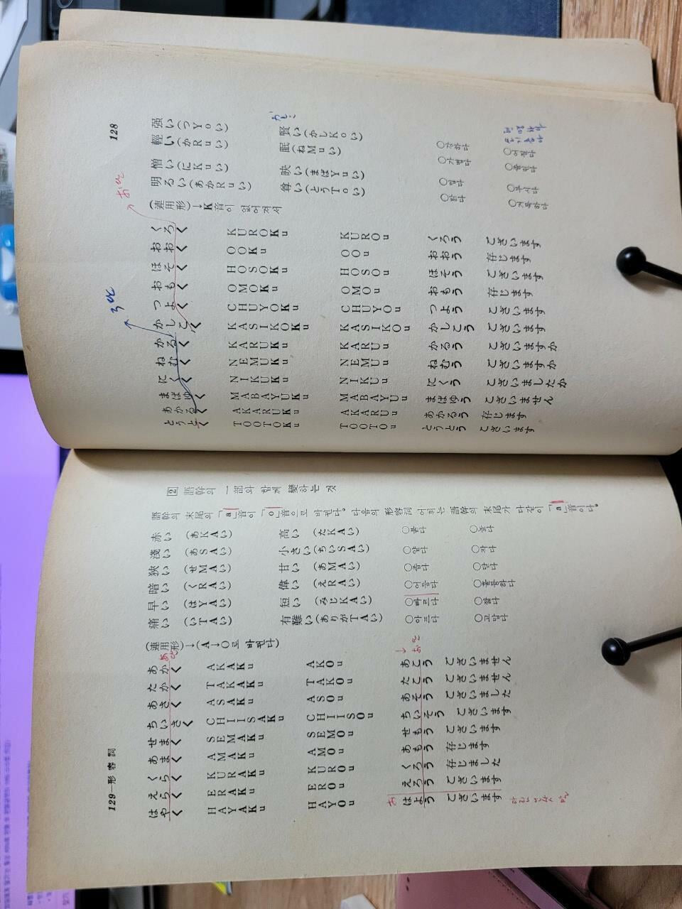 정해  일본어문법/ 오태옥/세로글씨/ / 1981년판               