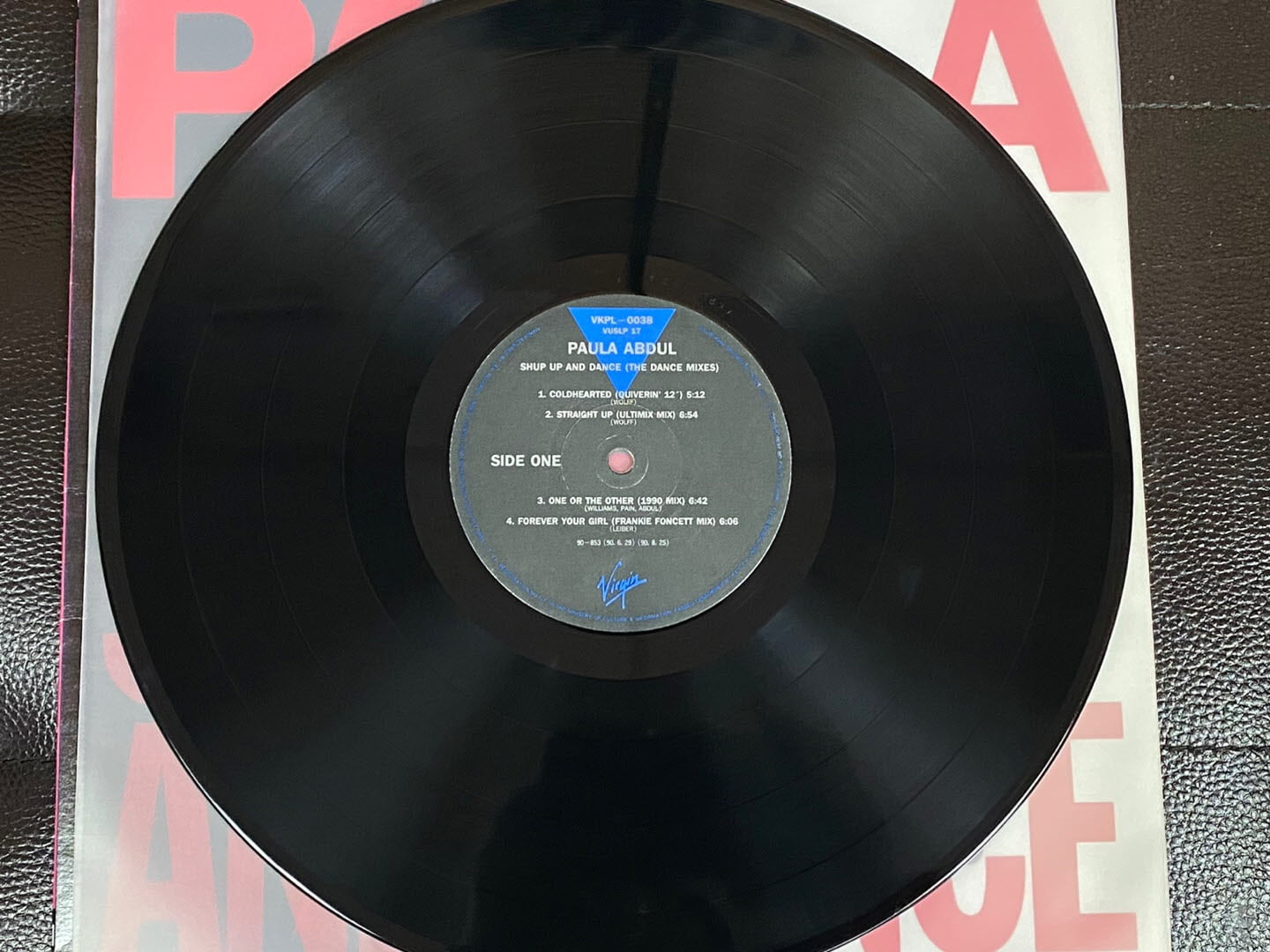 [LP] 폴라 압둘 - Paula Abdul - Shut Up And Dance (The Dance Mixes) LP [EMI계몽사-라이센스반]