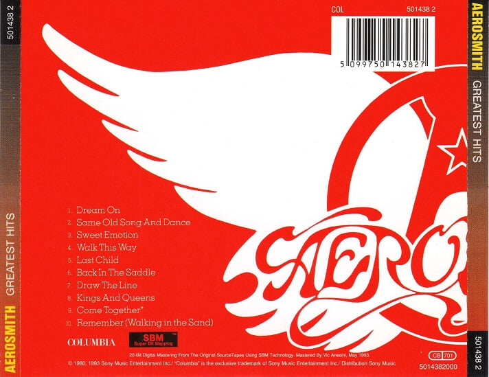 [수입] Aerosmith - Aerosmith's Greatest Hits (Remastered)