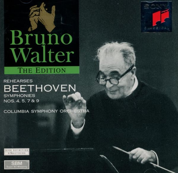 Beethoven : Symphonies Nos. 4, 5, 7 &amp; 9 - 브루노 발터 (Bruno Walter) (유럽발매)