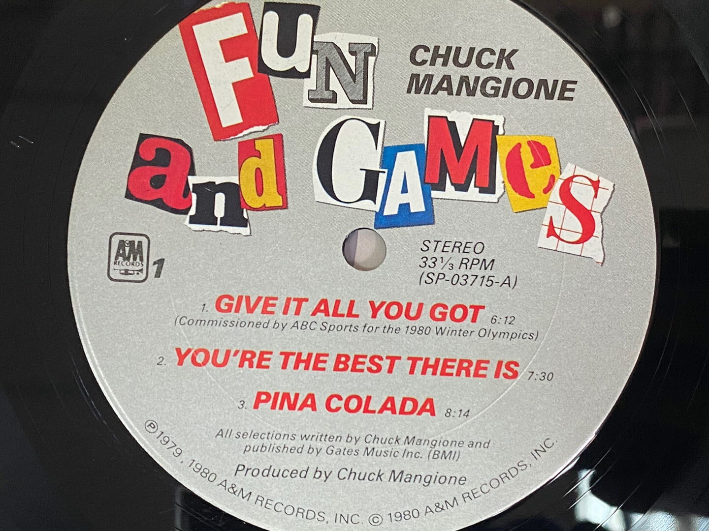 [LP] 척 맨지오니 - Chuck Mangione - Fun And Games LP [U.S반]