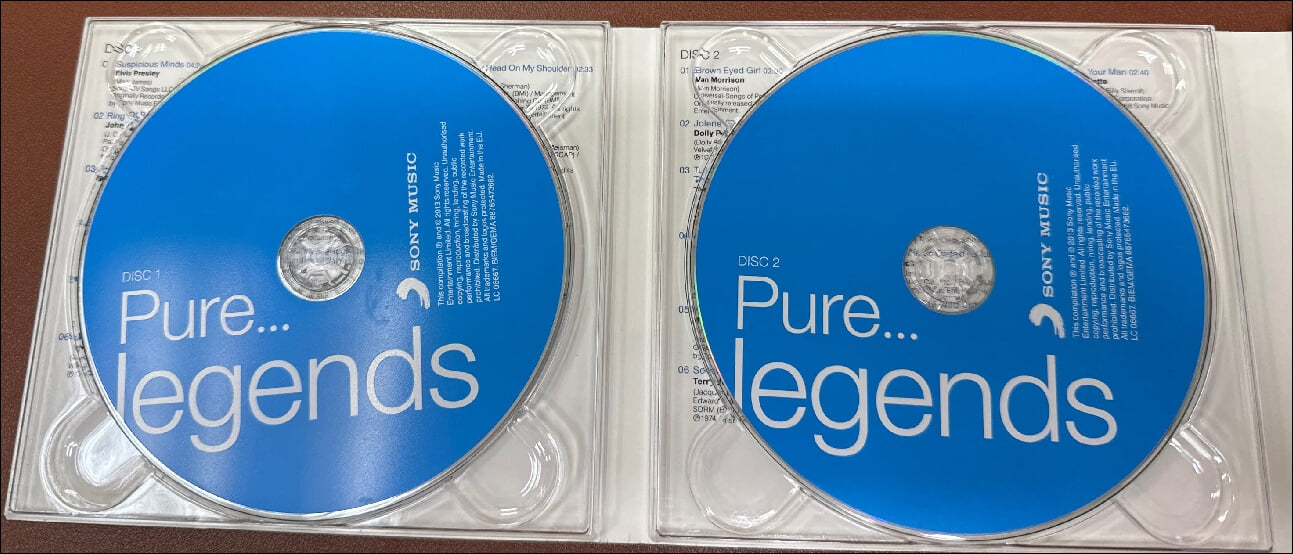 Pure... Legends - V.A (4CD)(EU발매)