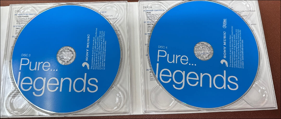 Pure... Legends - V.A (4CD)(EU발매)