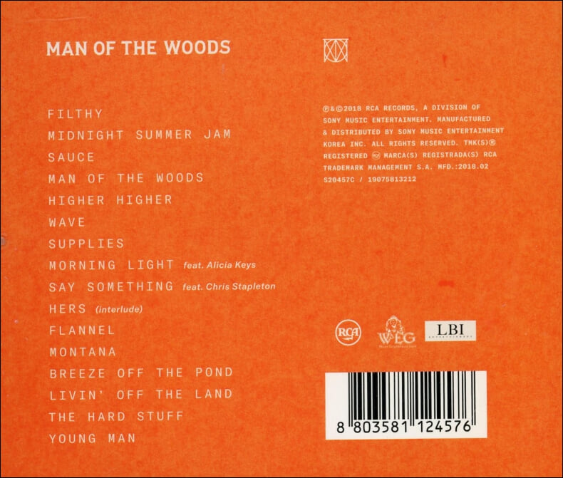 저스틴 팀버레이크 (Justin Timberlake) - Man Of The Woods