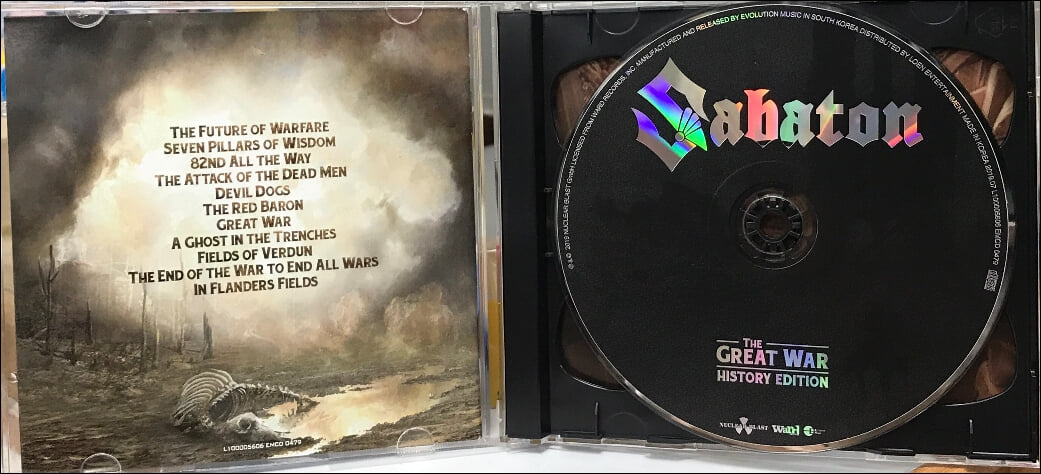 사바톤 (Sabaton) - The Great War(2CD)