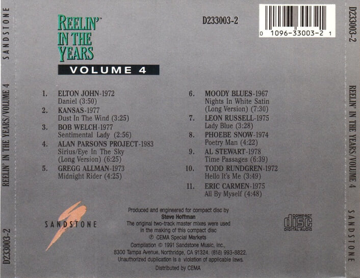 [수입] Various Artists - Reelin' In The Years Volume 4