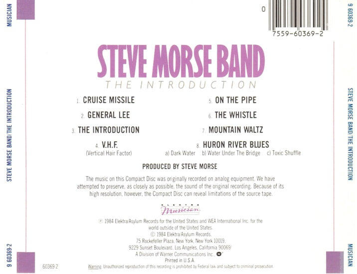 [수입] Steve Morse Band - The Introduction