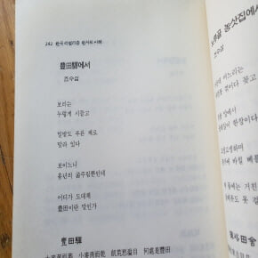 한국리얼리즘 漢詩의 이해 1998년판