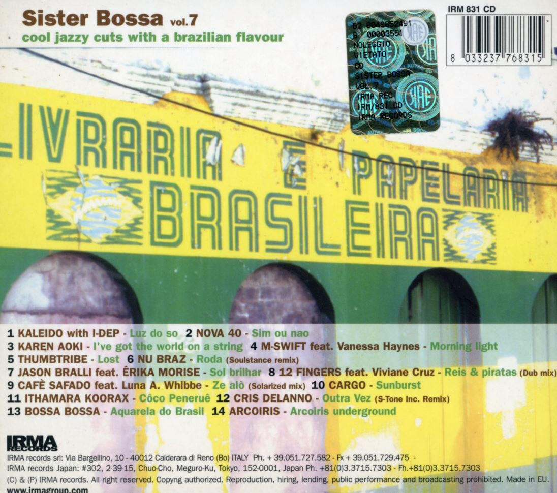 Sister Bossa Vol.7 (Cool Jazzy Cuts With A Brazilian Flavour) [디지팩] [E.U발매]