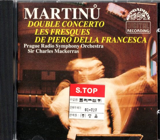[수입] Martinu Double Concerto / Francesca Les Fresques de Piero della Francesca