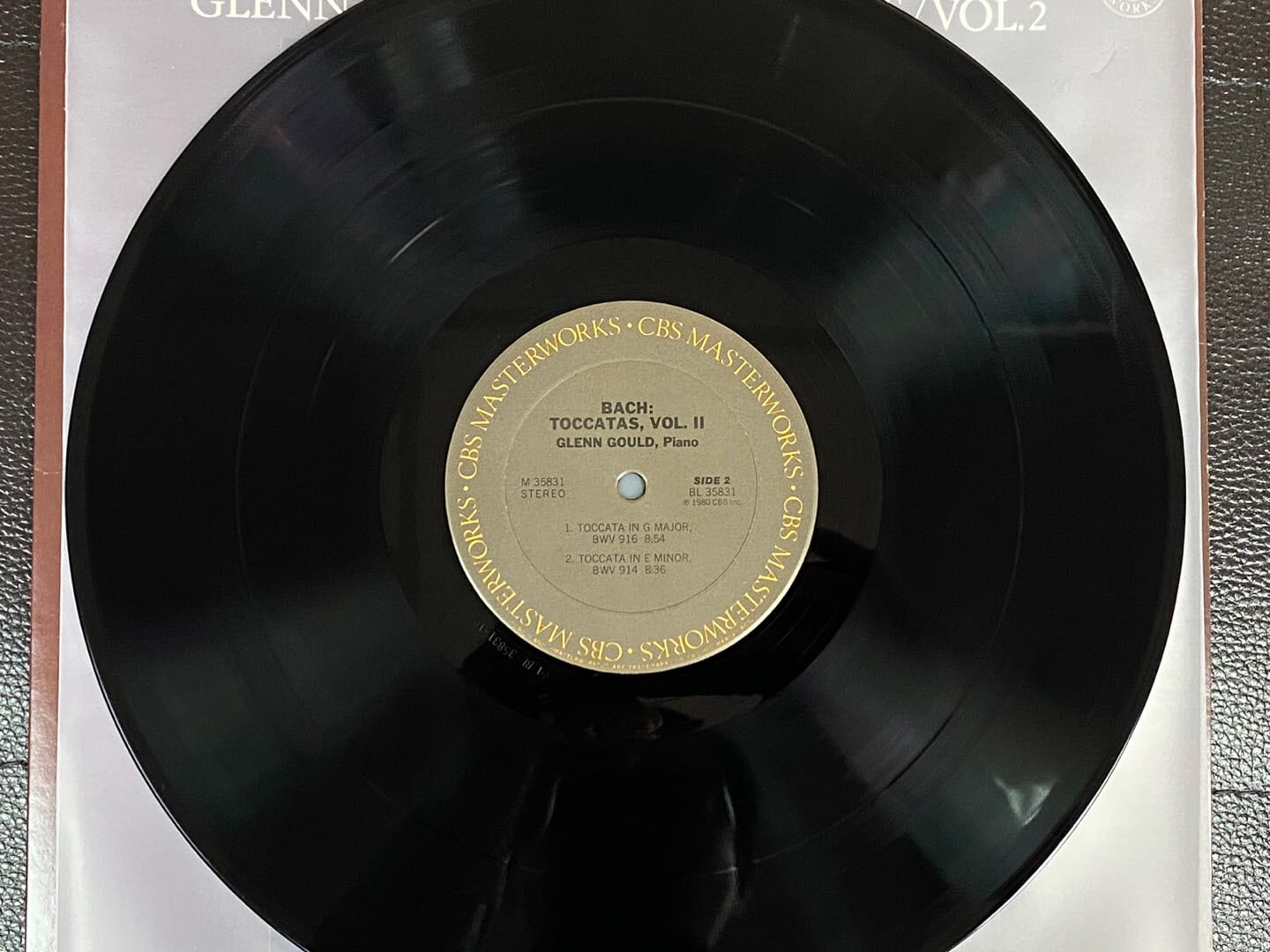 [LP] 글렌 굴드 - Glenn Gould - Bach Toccatas Vol.2 LP [U.S반]