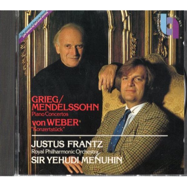 [수입] Grieg / Mendelssohn / Weber Piano Concertos - Frantz / Menuhin / Royal Philharmonic Orch