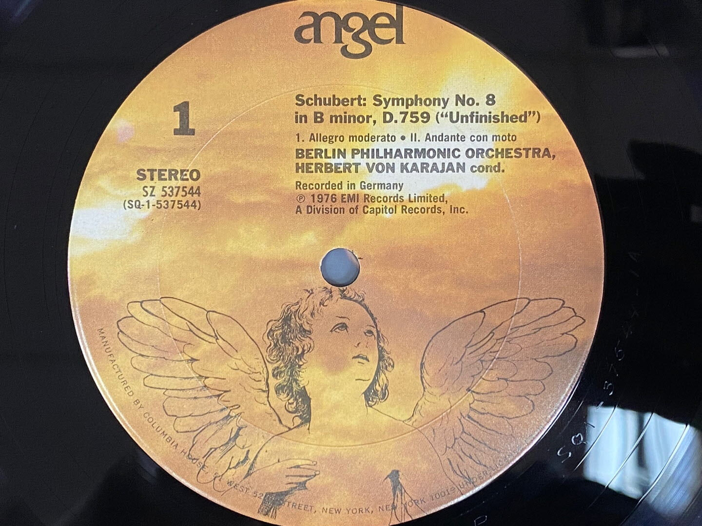[LP] 카라얀 - Karajan - Schubert Symphonie No.8 Unfinished Rosamunde Overture And Ballet Music LP [U.S반]