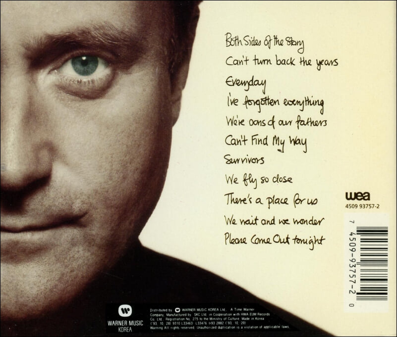 필 콜린스 (Phil Collins) - Both Sides