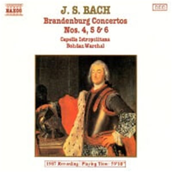 Bohdan Warchal / Bach : Brandenburg Concertos Nos. 4, 5 & 6 (일본수입/8550048)