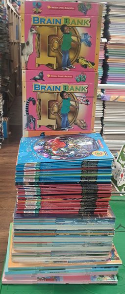 brain bank /134권+cd 77개+워크북 80권/전체 3단계/ 세트