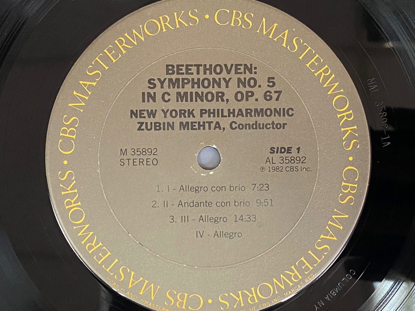 [LP] 주빈 메타 - Zubin Mehta - Beethoven Symphony No.5 & 8 LP [U.S반]