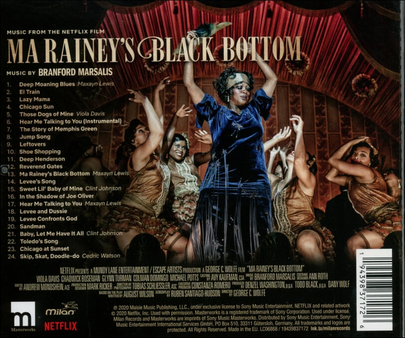 마 레이니, 블랙 바텀 (Ma Rainey's Black Bottom) - OST(EU발매)