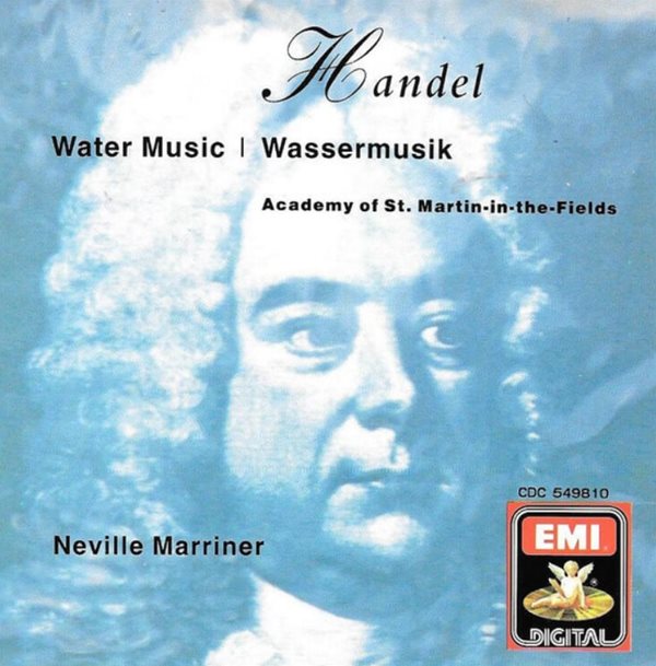 Handel : 수상음악 (Water Music/Wassermusik) - 마리너 (Neville Marriner)(US발매)