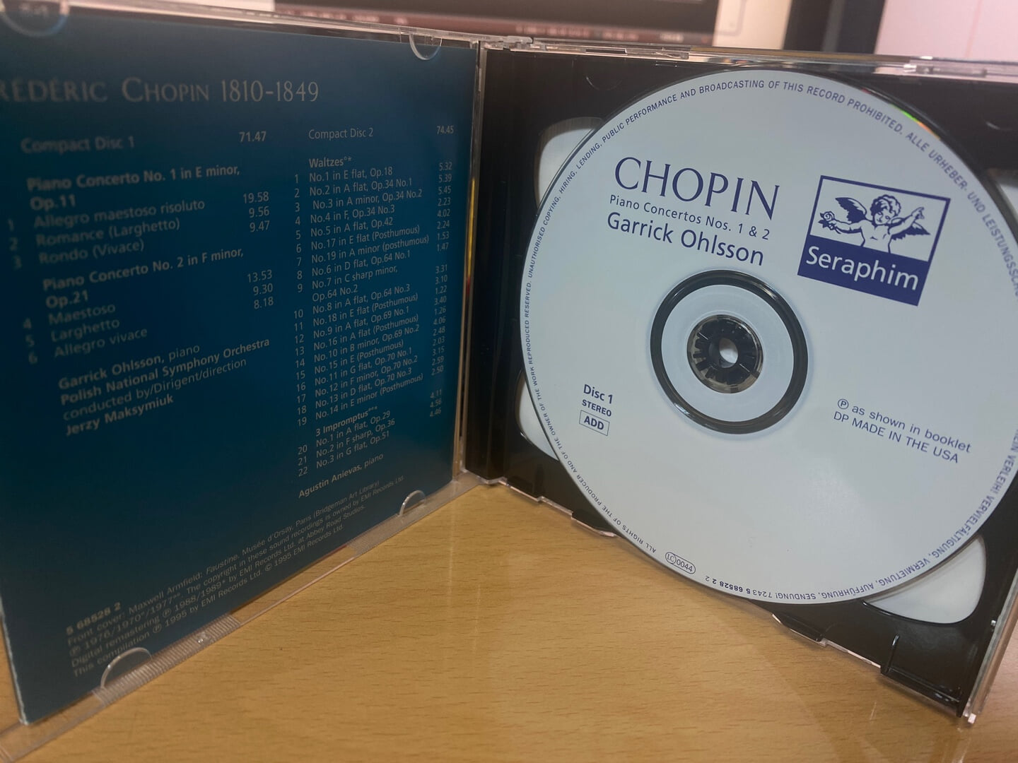아구스틴 아니에바스 - Agustin Anievas - Chopin Piano Concertos No.1 And 2 Etc 2Cds [U.S발매] 