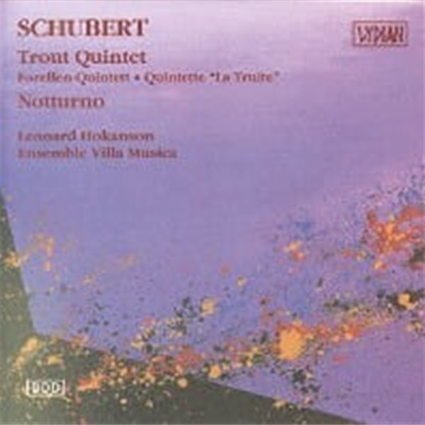 [미개봉] Leonard Hokanson, Ensemble Villa Musica / Schubert :Trout Quintet, Notturno (수입/18126)
