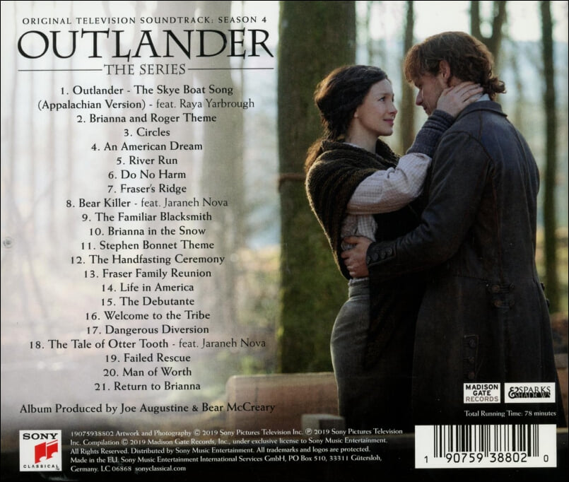 아웃랜더 (Outlander) - OST (EU발매)