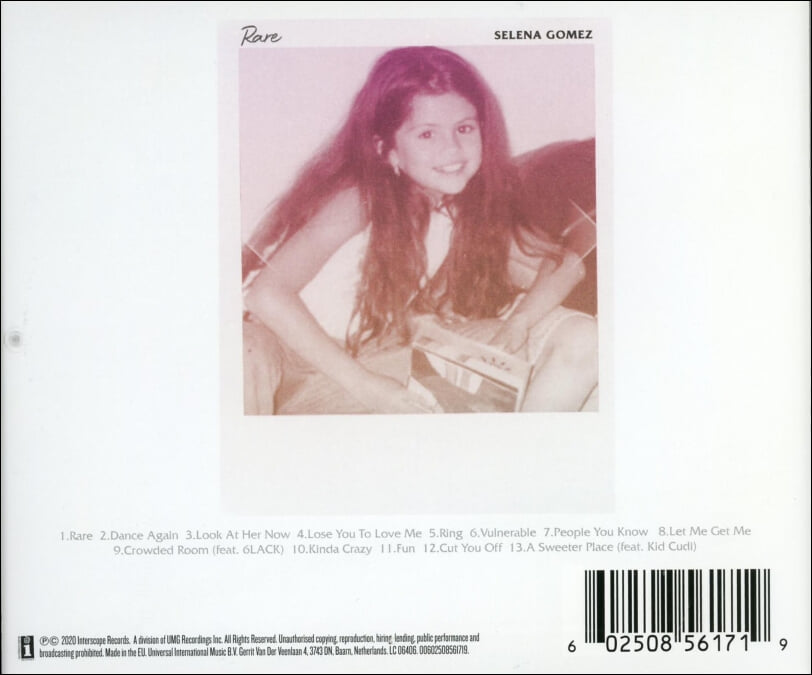 셀레나 고메즈 (Selena Gomez) - Rare (EU발매)
