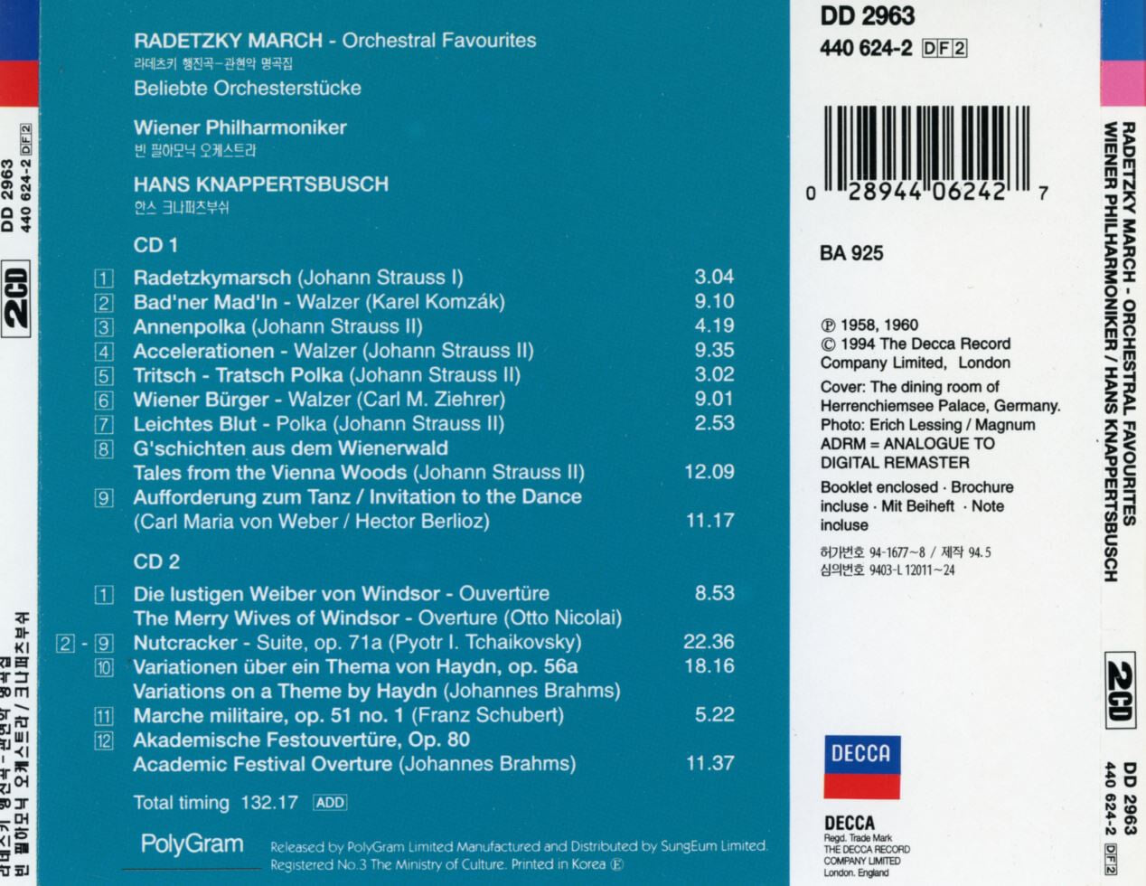 한스 크나퍼츠부쉬 - Hans Knappertsbusch - Radetzky Orchestral Favourites 2Cds