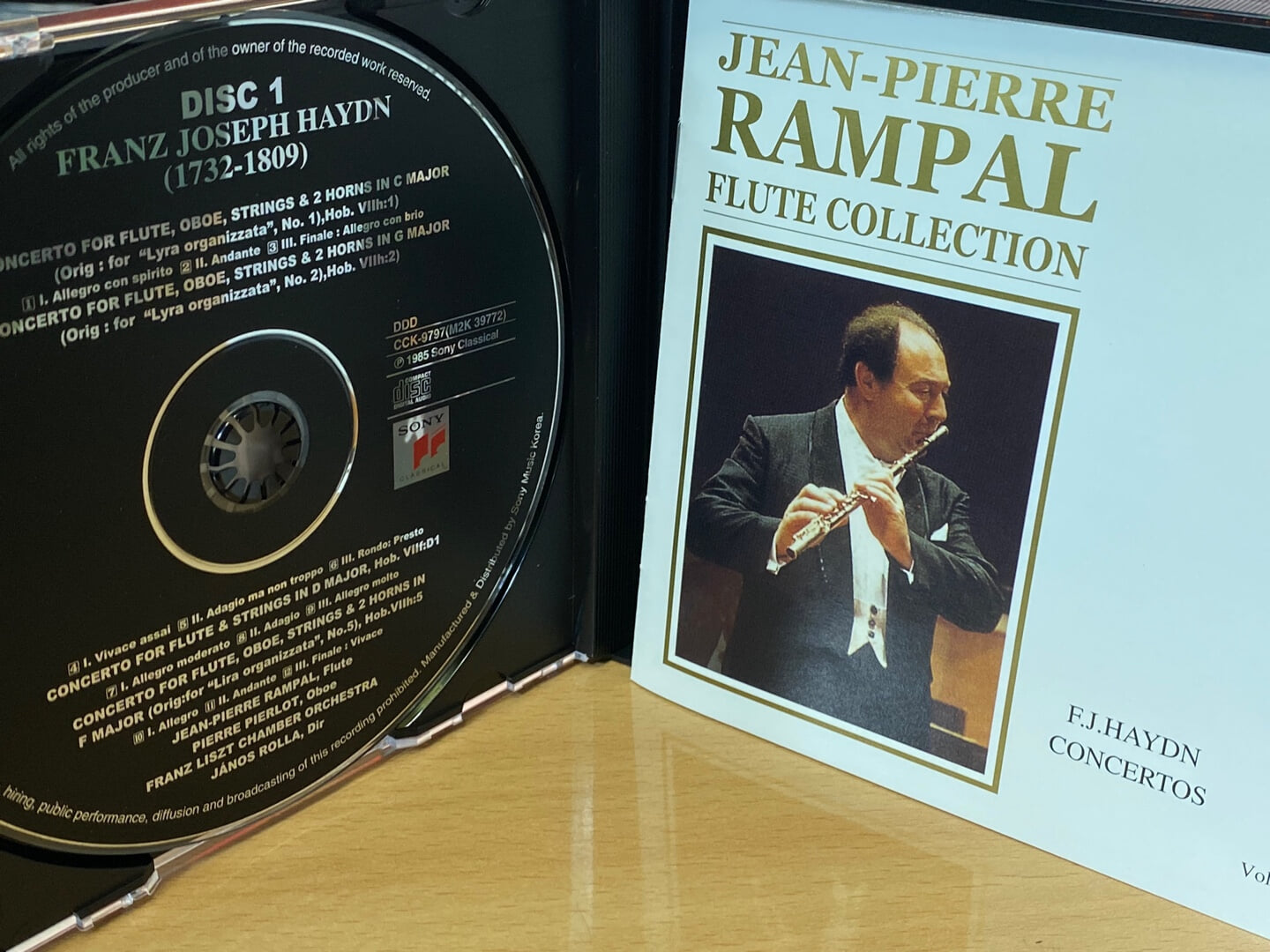 장-피에르 랑팔 - Jean-Pierre Rampal - Haydn Concertos 1 Flute Collection Vol.5 2Cds