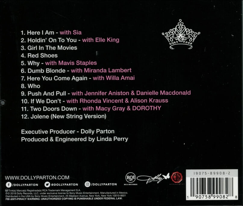 돌리 파튼 (Dolly Parton) -  덤플링 (Dumplin') : OST(US발매)