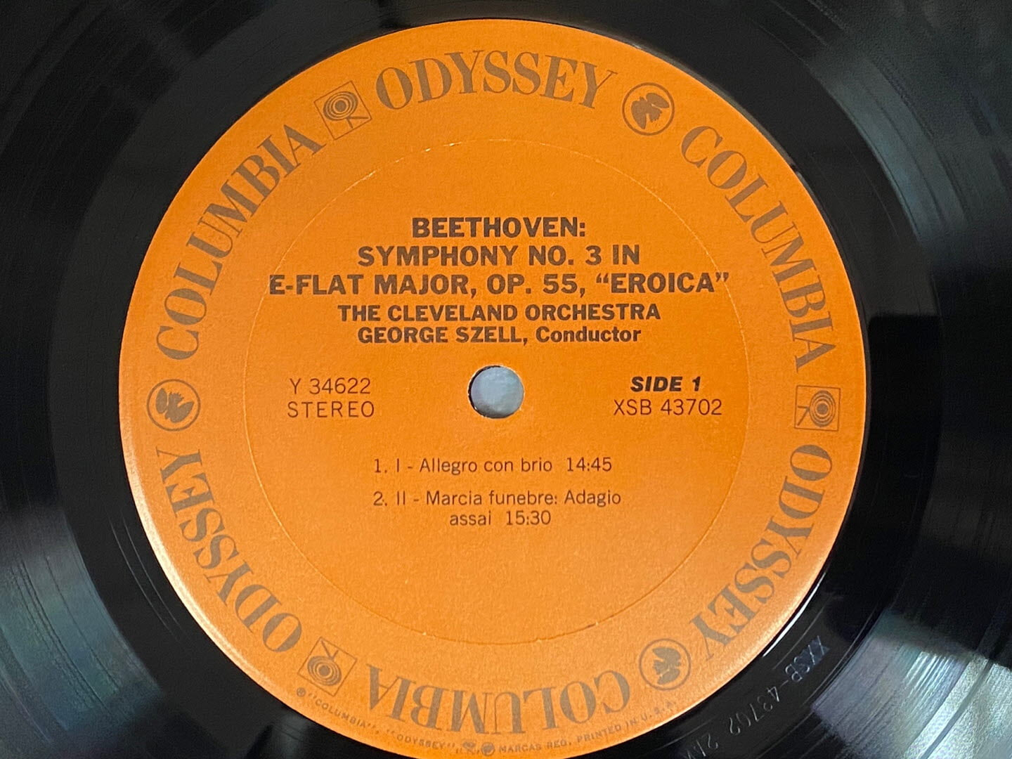 [LP] 조지 셀 - George Szell - Beethoven Eroica Symphony No.3 LP [U.S반]