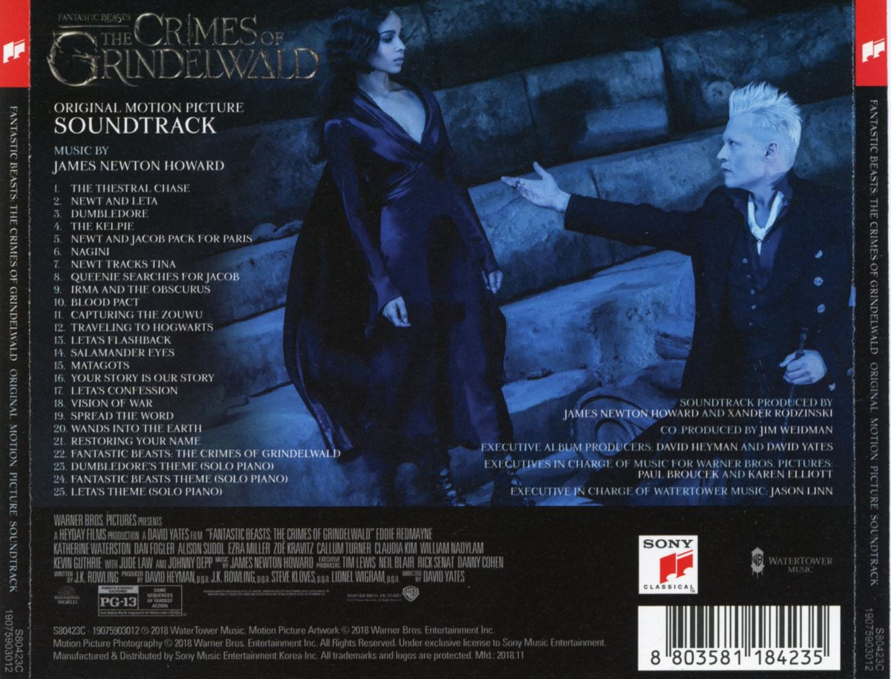 신비한 동물들과 그린델왈드의 범죄 - Fantastic Beasts The Crimes of Grindelwald OST