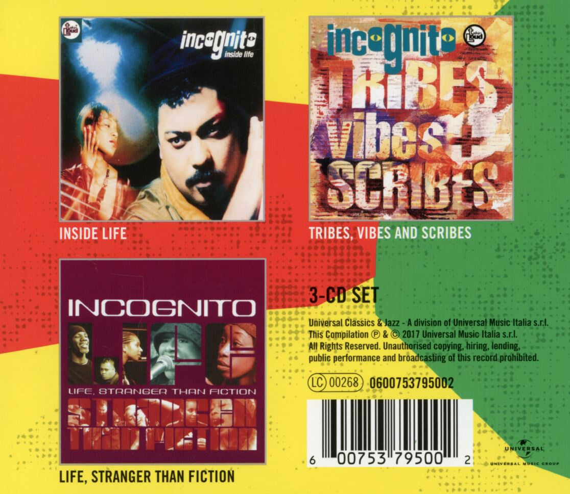 인코그니토 - Incognito - 3 Essential Albums 3Cds [디지팩] [E.U발매]