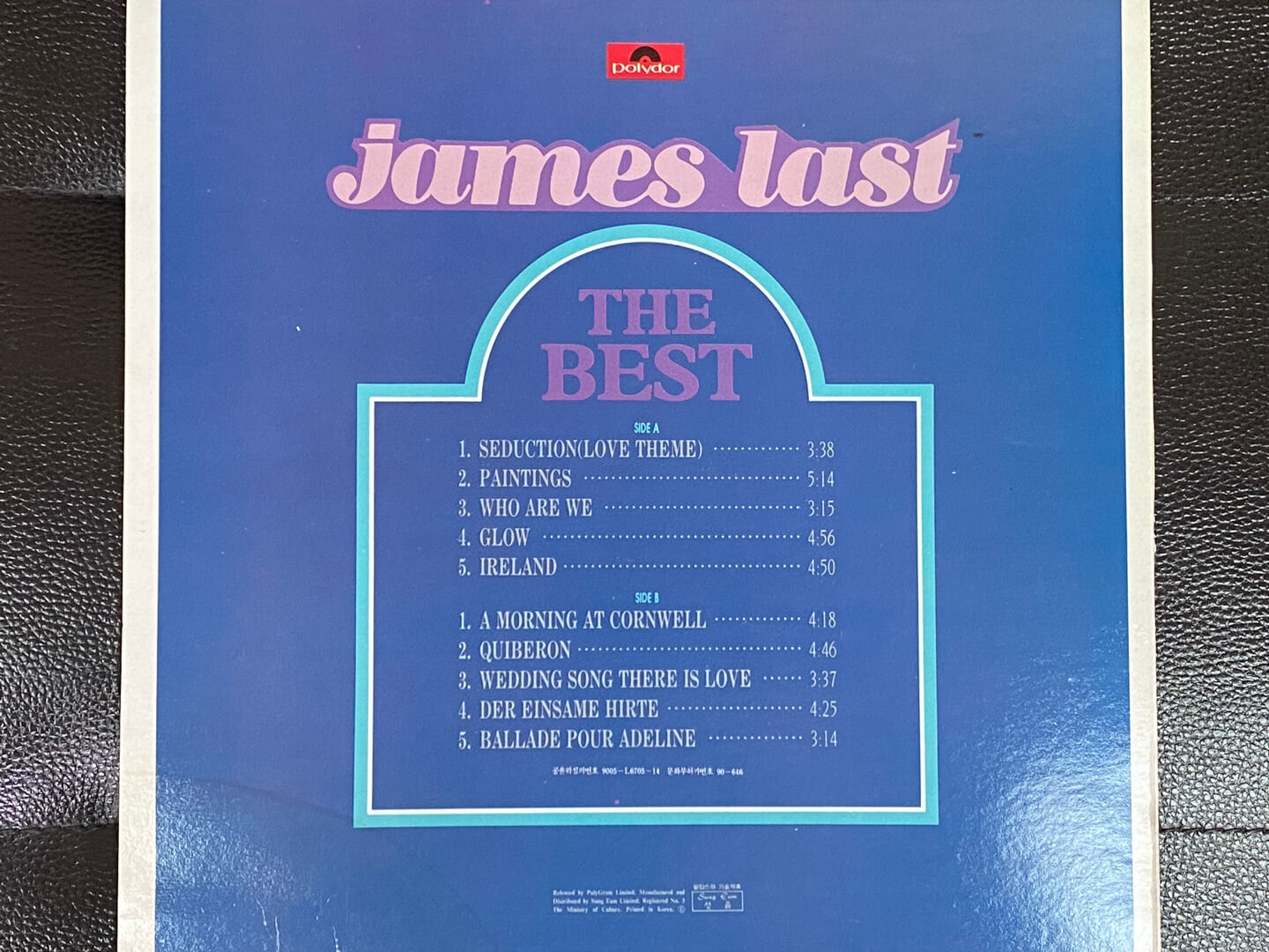 [LP] 제임스 라스트 - James Last - The Best LP [성음-라이센스반]