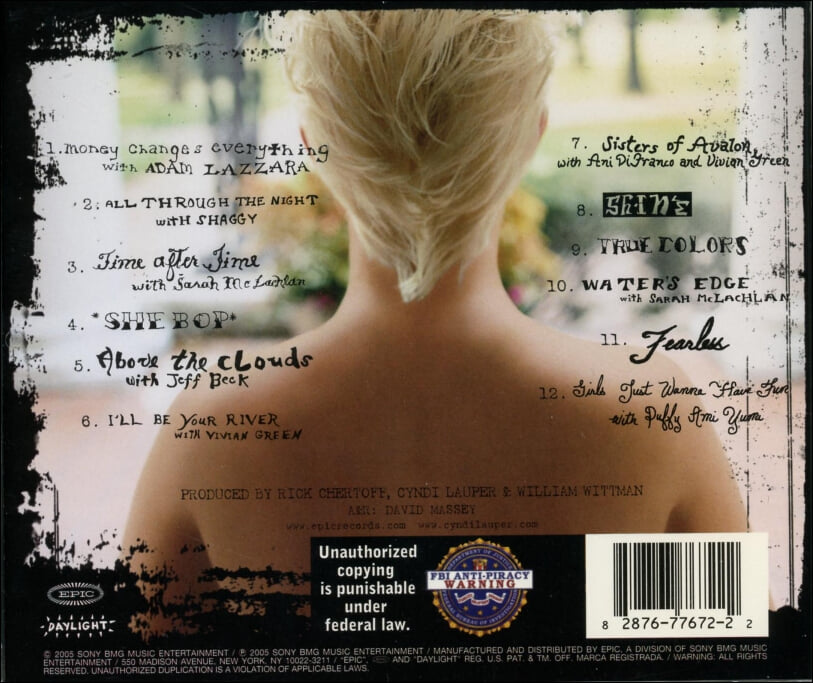신디 로퍼 (Cyndi Lauper) -  The Body Acoustic (US발매)