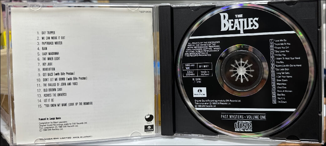 비틀즈 (The Beatles) - Past Masters / Volume Two (일본발매)