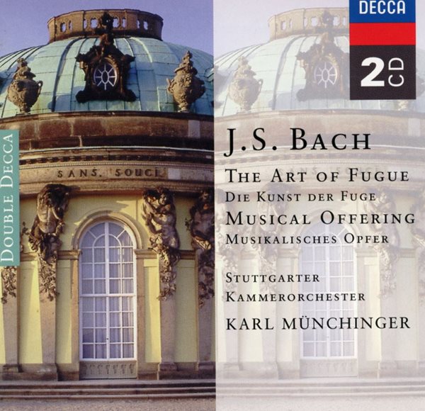 칼 뮌힝거 - Karl Munchinger - Bach The Art Of Fugue , Musical Offering 2Cds [E.U발매]