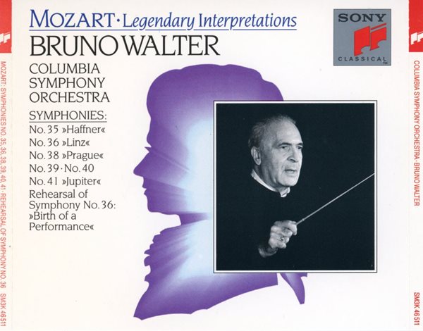 브루노 발터 - Bruno Walter - MozartSymphonies Nos.35, 36, 38~41 3Cds [오스트리아발매]