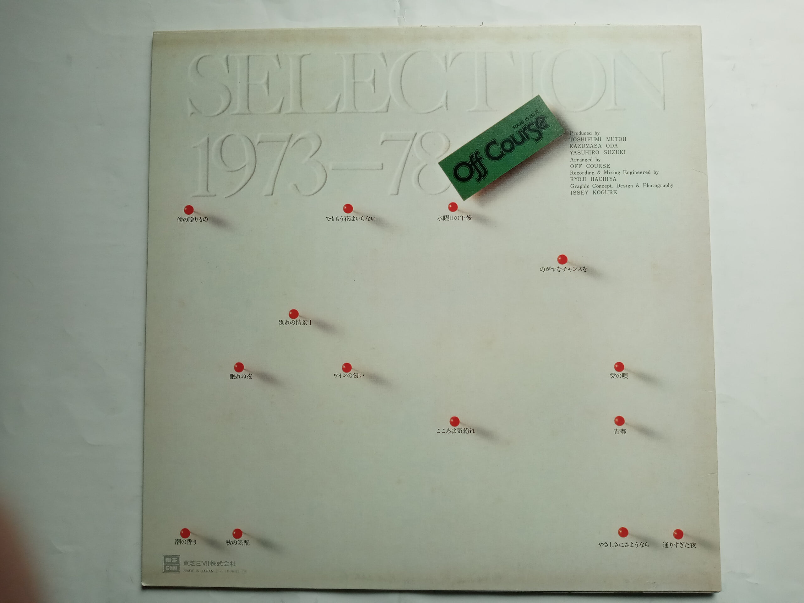LP(수입) 오프 코스 Off Course: SELECTION 1973-78  