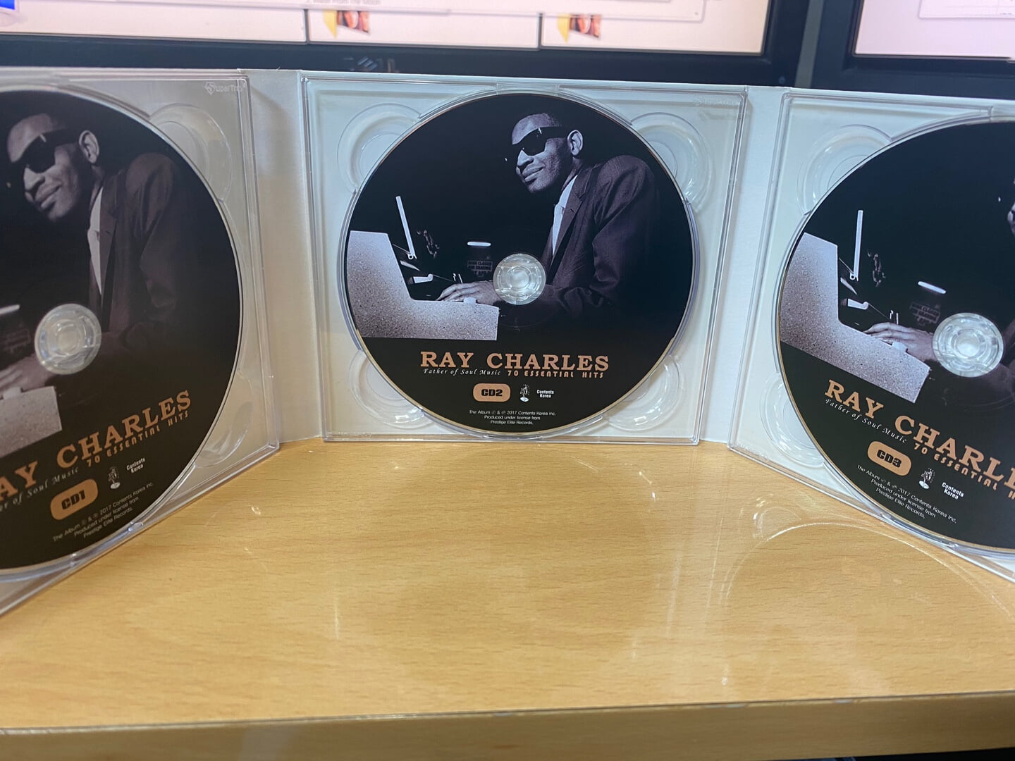 레이 찰스 - Ray Charles - 70 Essential Hits Father of Soul Music 3Cds [디지팩] 