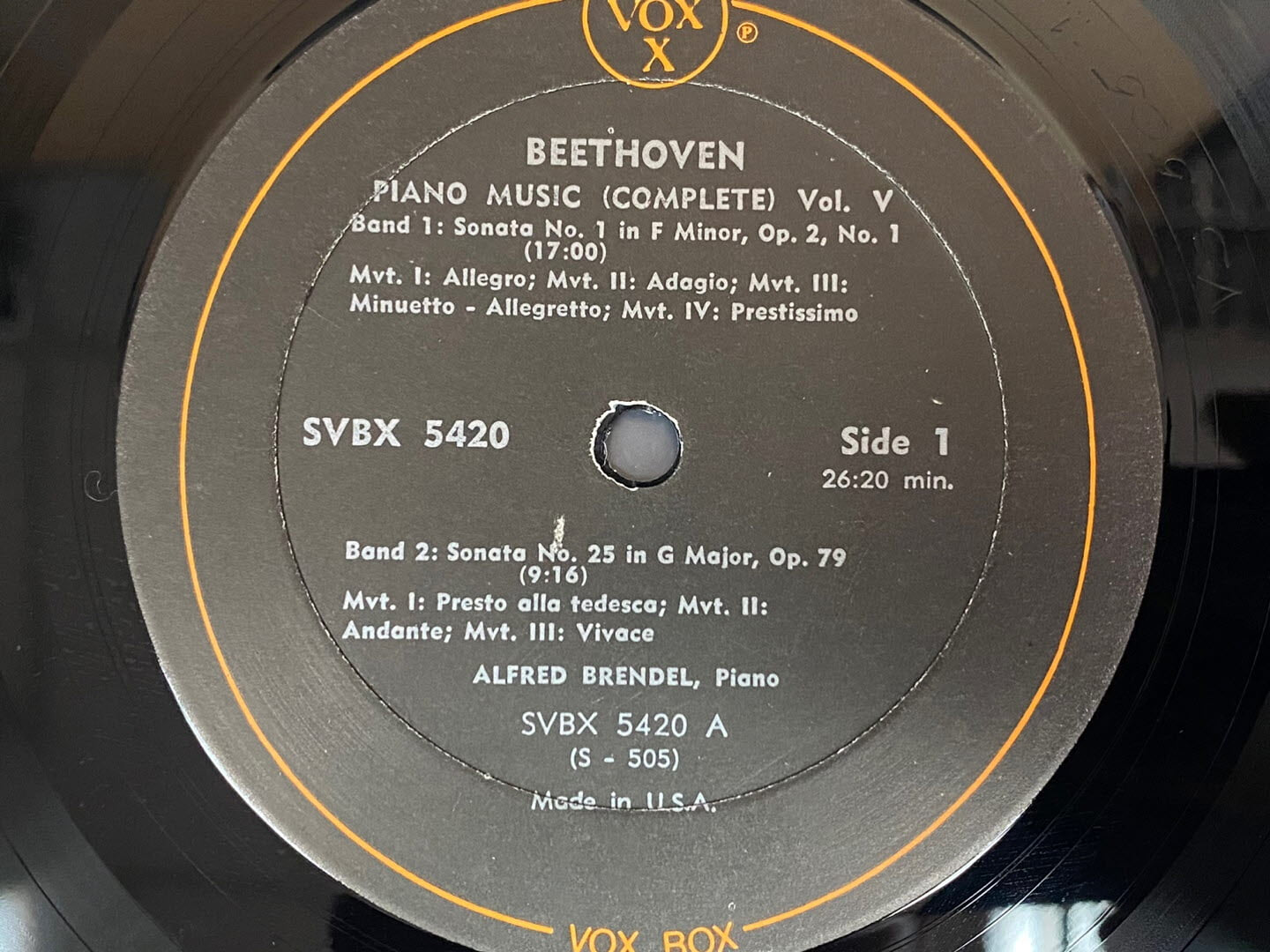 [LP] 알프레드 브렌델 - Alfred Brendel - Beethoven Piano Music Vol. V 3Lps [U.S반]