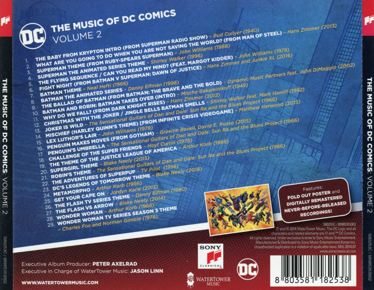 뮤직 오브 디씨 코믹스 볼륨 2 - The Music Of DC Comics Volume 2