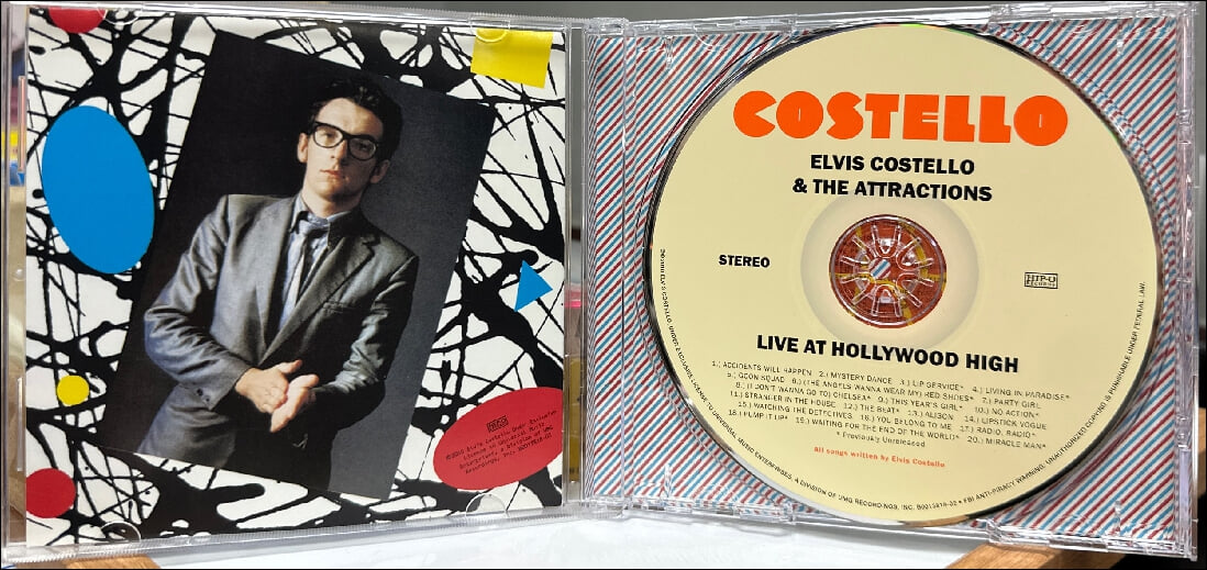 엘비스 코스텔로(Elvis Costello) And The Attractions - Live At Hollywood High(US발매)