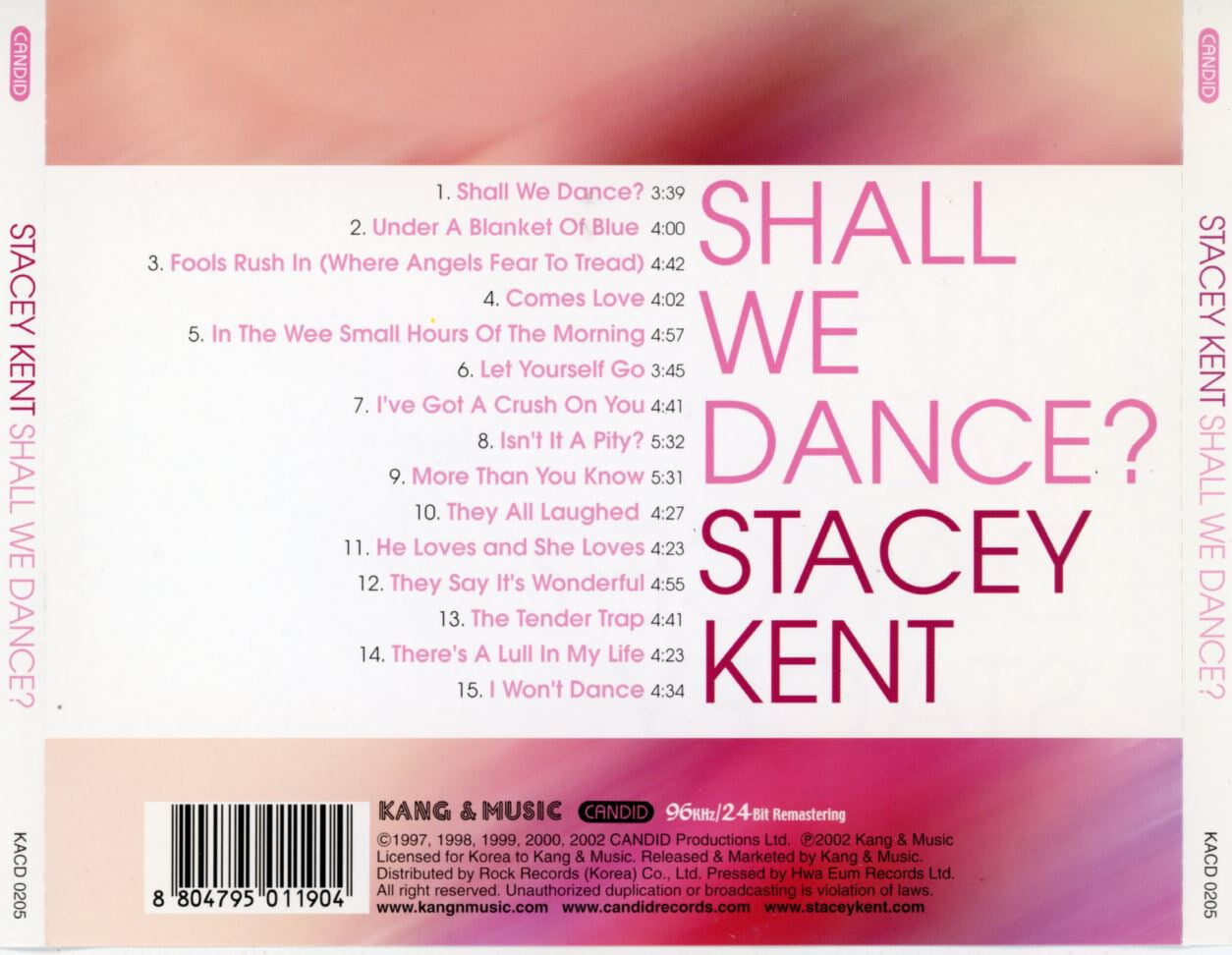 스테이시 켄트 - Stacey Kent - Shall We Dance
