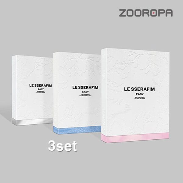 [미개봉/3종세트] 르세라핌 LE SSERAFIM EASY 3집 미니앨범