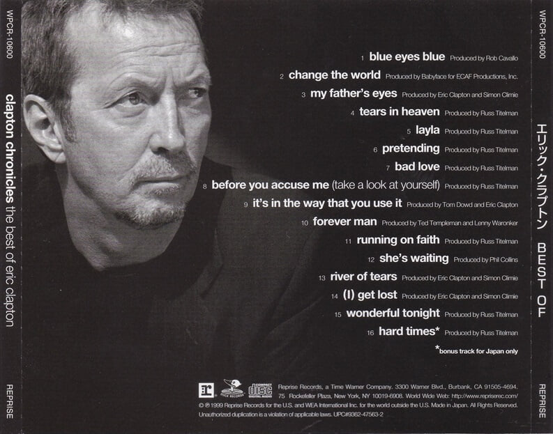 [일본반] Eric Clapton - Clapton Chronicles : The Best Of Eric Clapton 