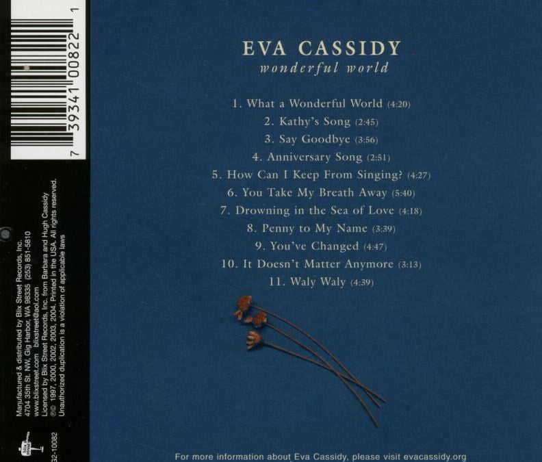 에바 캐시디 - Eva Cassidy - Wonderful World [U.S발매]